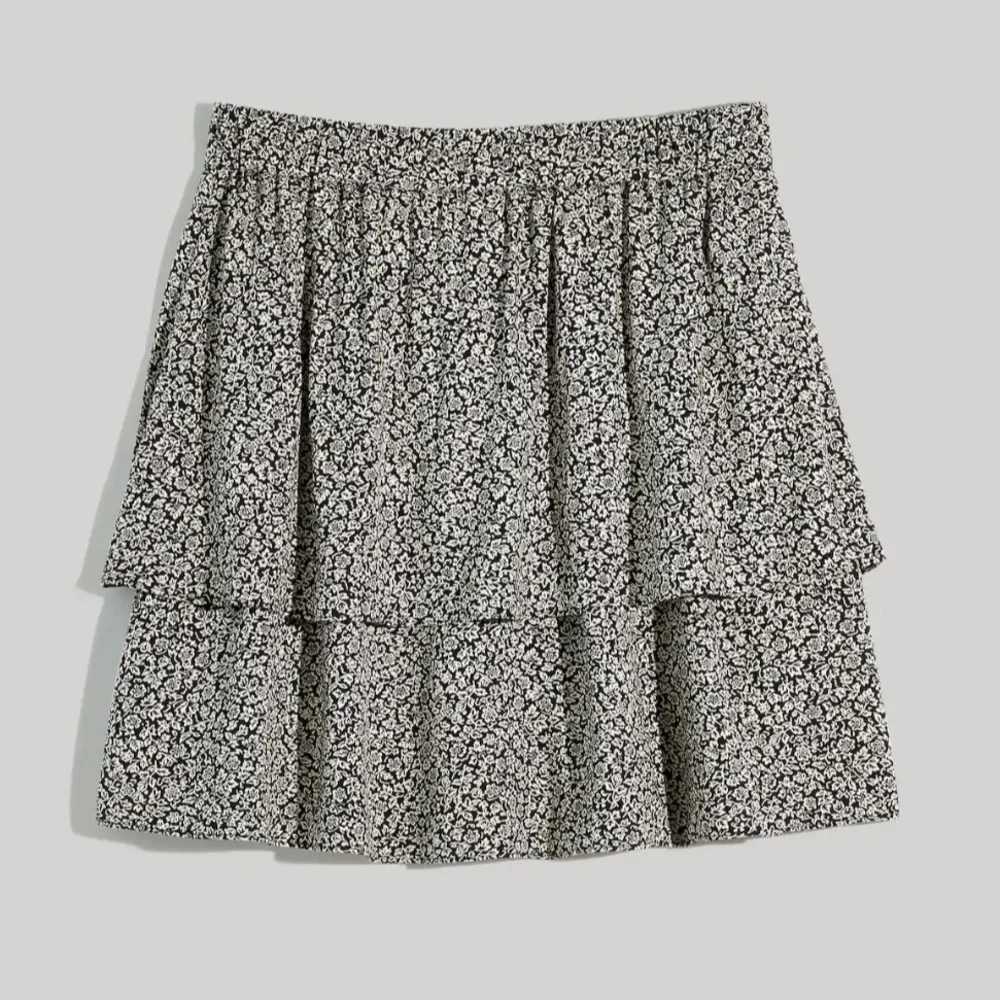 Madewell Pull-On Tier Mini Skirt in Tudor Floral Skirt Only